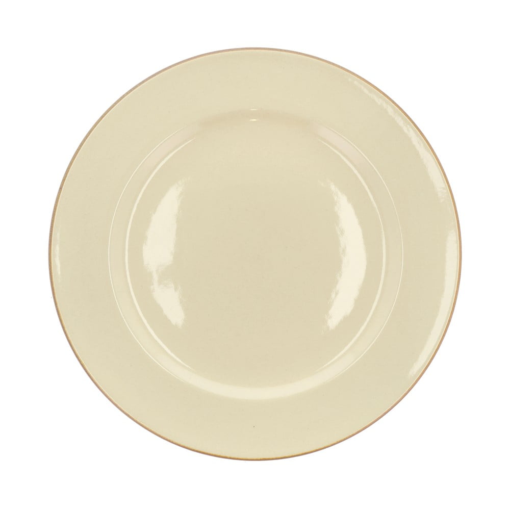 Béžový dezertný tanier z kameniny ø 22 cm - Bitz