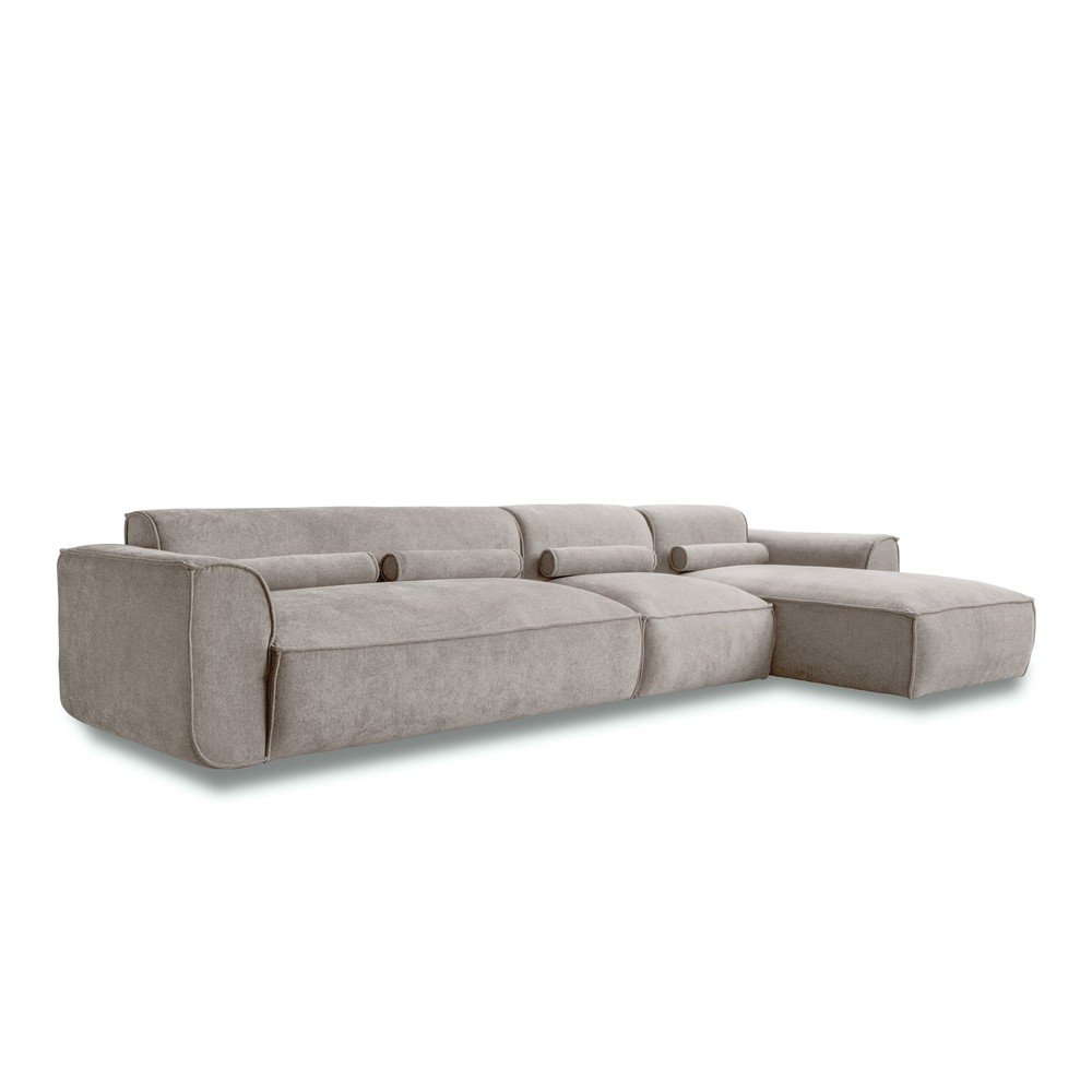 Béžová rohová pohovka (pravý roh) Flex Felix – Miuform