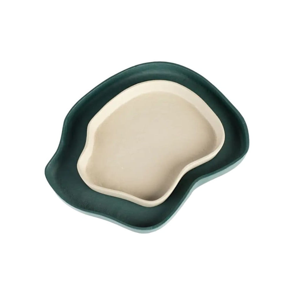 Kovové dekoračné tácky v súprave 2 ks 35x23 cm Revolt – Zuiver