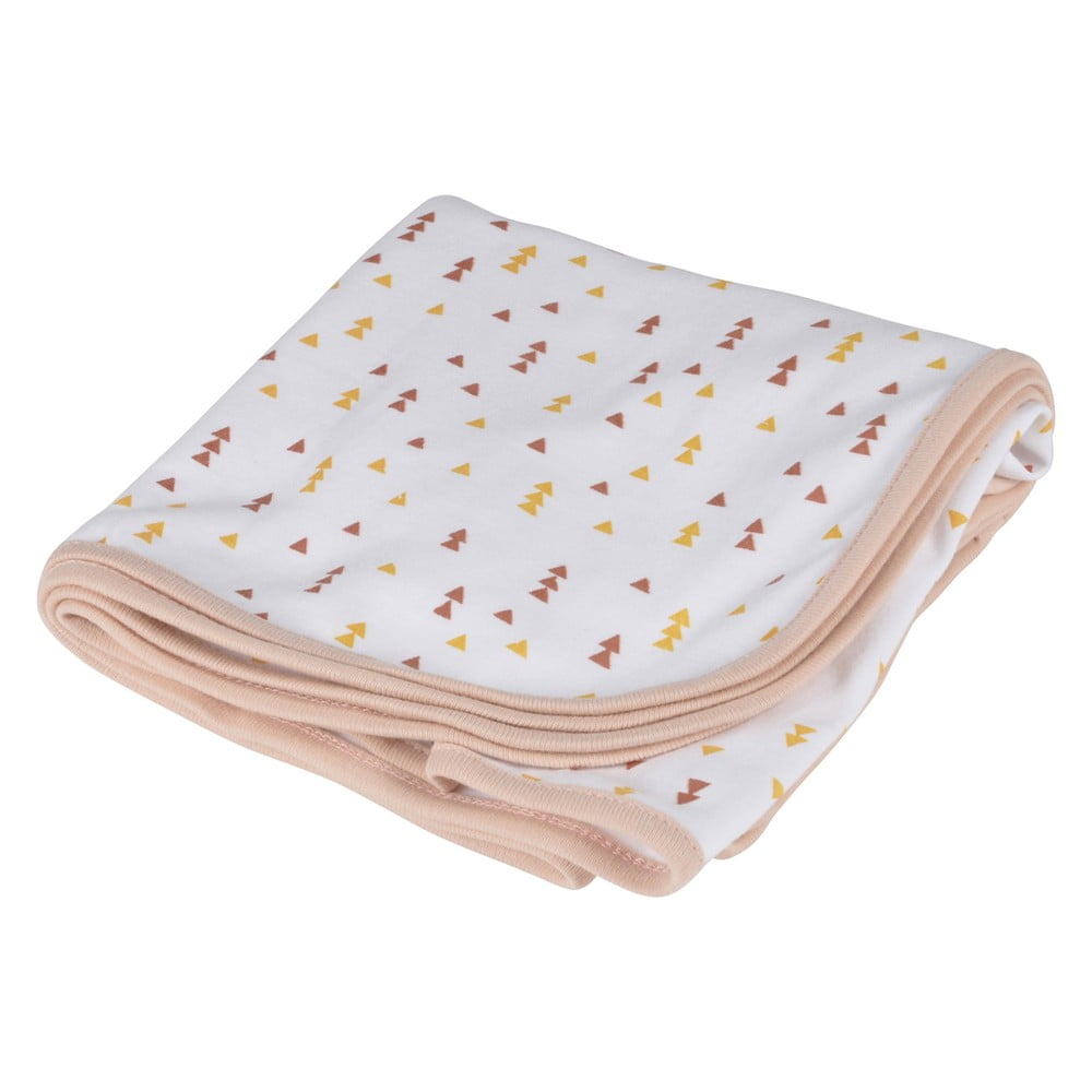 Biela bavlnená detská deka 75x75 cm Forest – Bébé Douceur