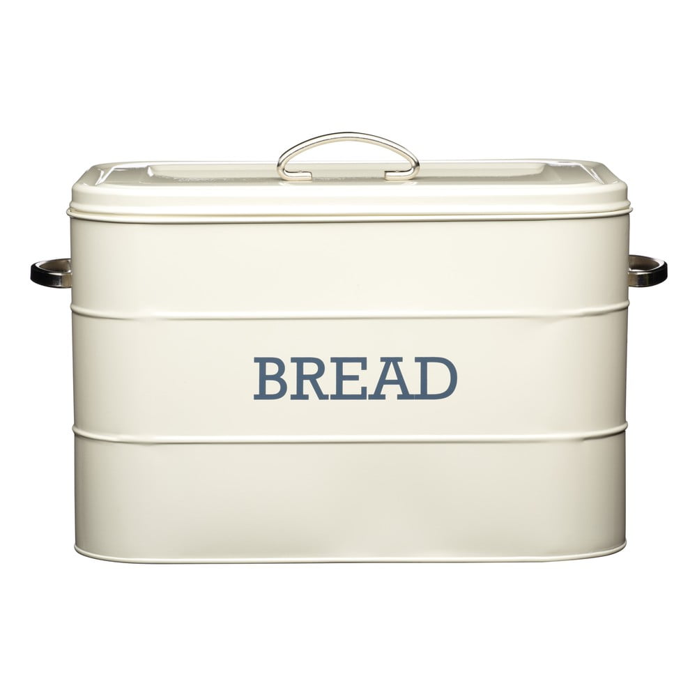 Krémová plechová dóza na chlieb Kitchen Craft Nostalgia