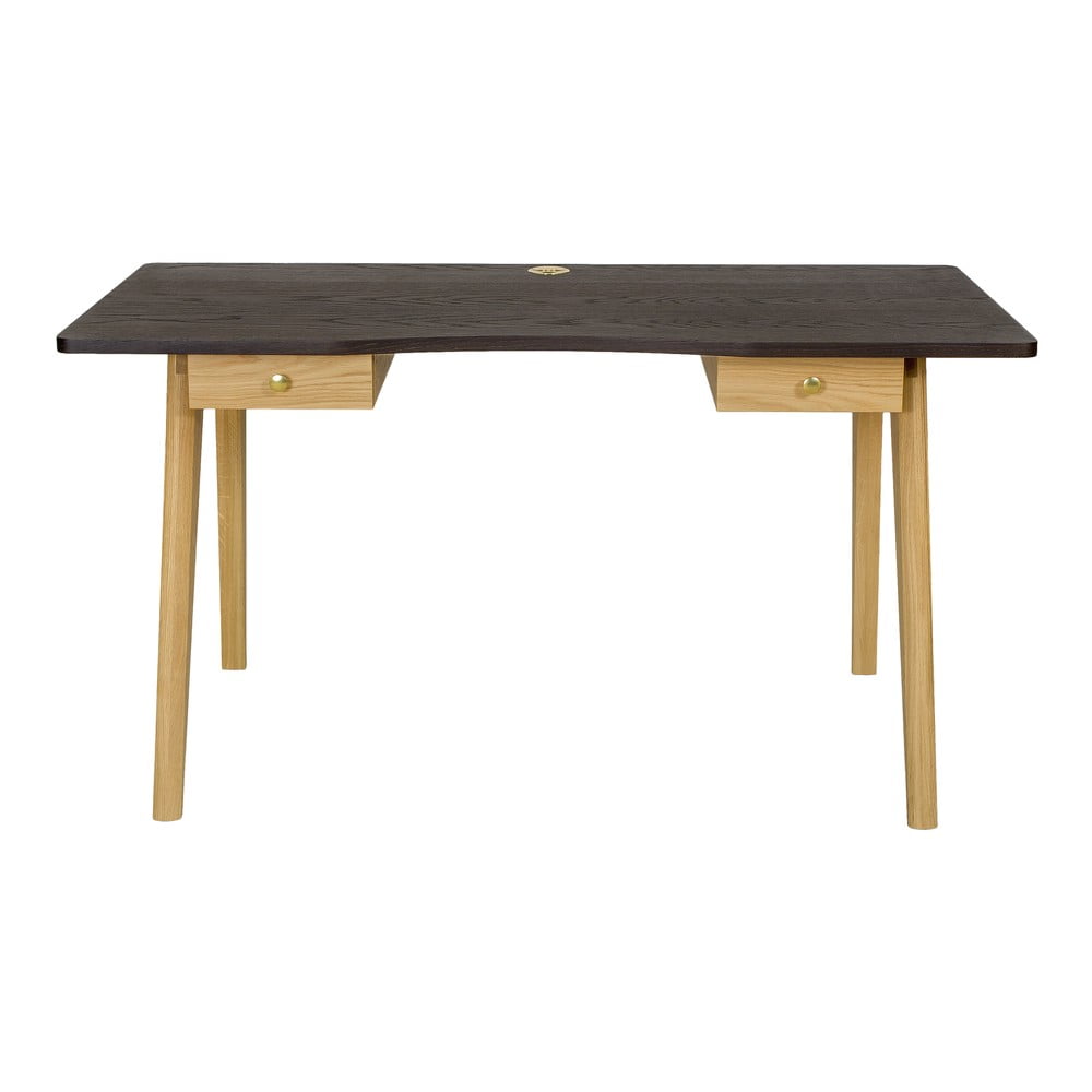 Pracovný stôl v dekore duba 70x140 cm Nice – Woodman