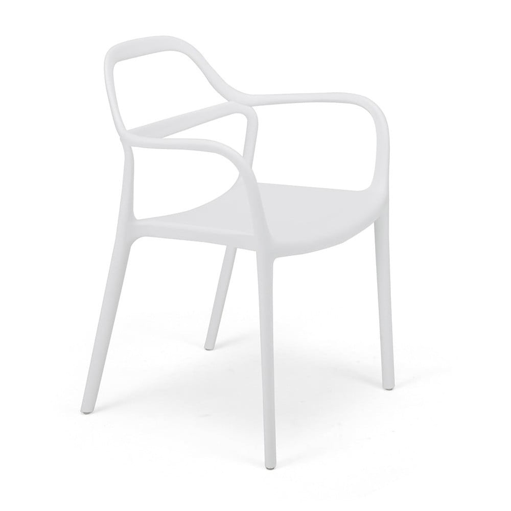 Súprava 2 bielych jedálenských stoličiek Bonami Selection Dali Chaur