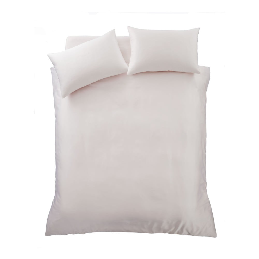 Ružové saténové obliečky na dvojlôžko/predĺžené 230x220 cm Silky Soft – Catherine Lansfield