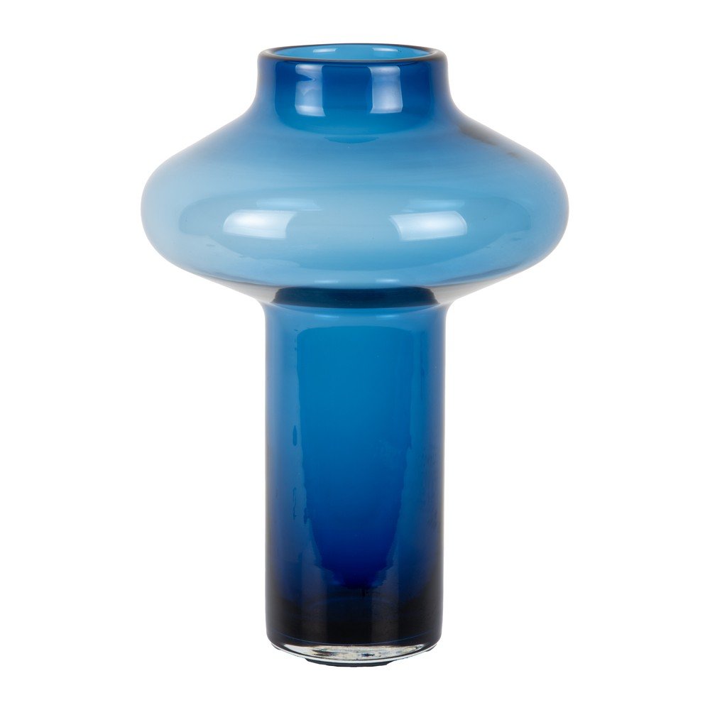 Modrá sklenená váza (výška  37 cm) Asombroso  – PT LIVING