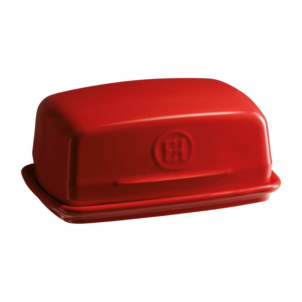 Červená keramická nádobka na maslo – Emile Henry