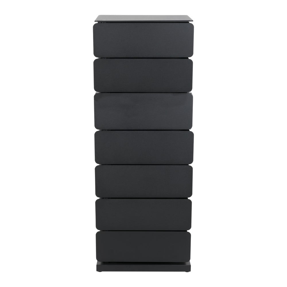 Čierna kovová komoda 37x99x26 cm Joey – Spinder Design