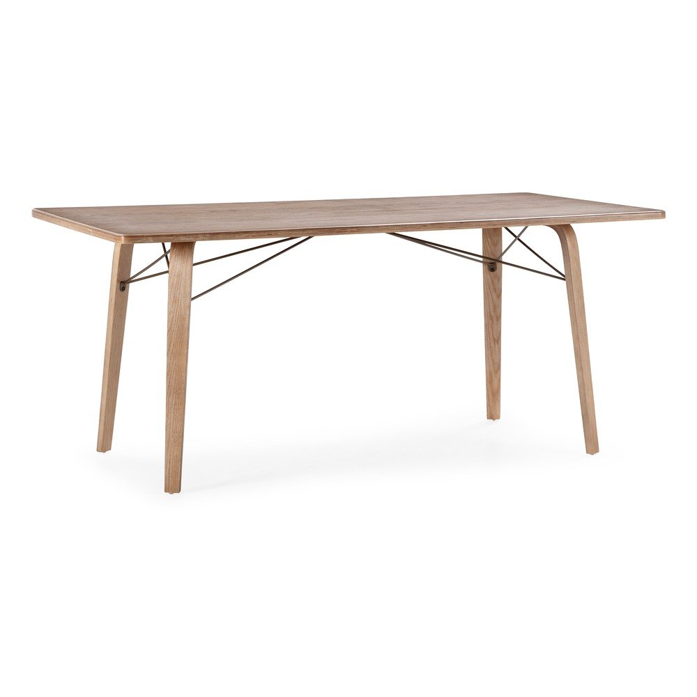 Jedálenský stôl s doskou v dubovom dekore 90x180 cm Lujan – MOME