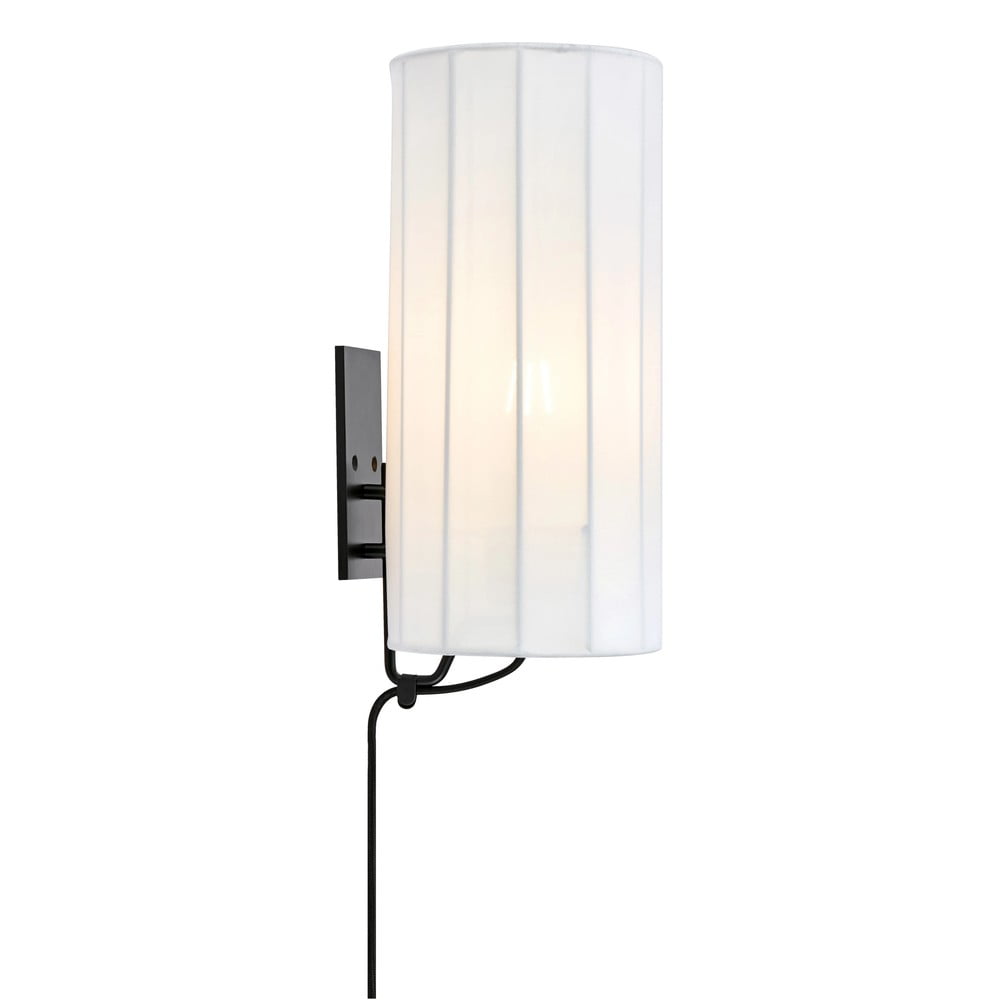 Čierno-biele nástenné svietidlo do zásuvky Hikari – Markslöjd