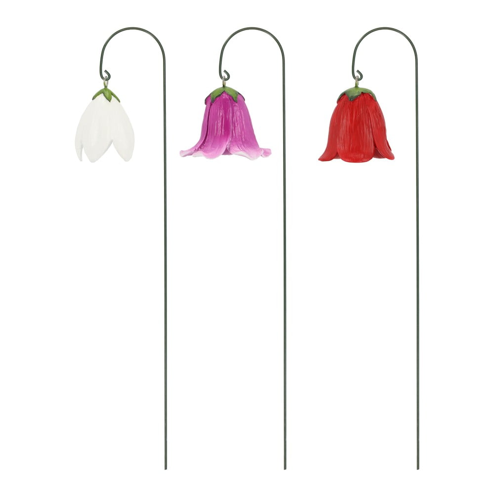 Polyresínové záhradné zápichy v súprave 3 ks Bell – Esschert Design