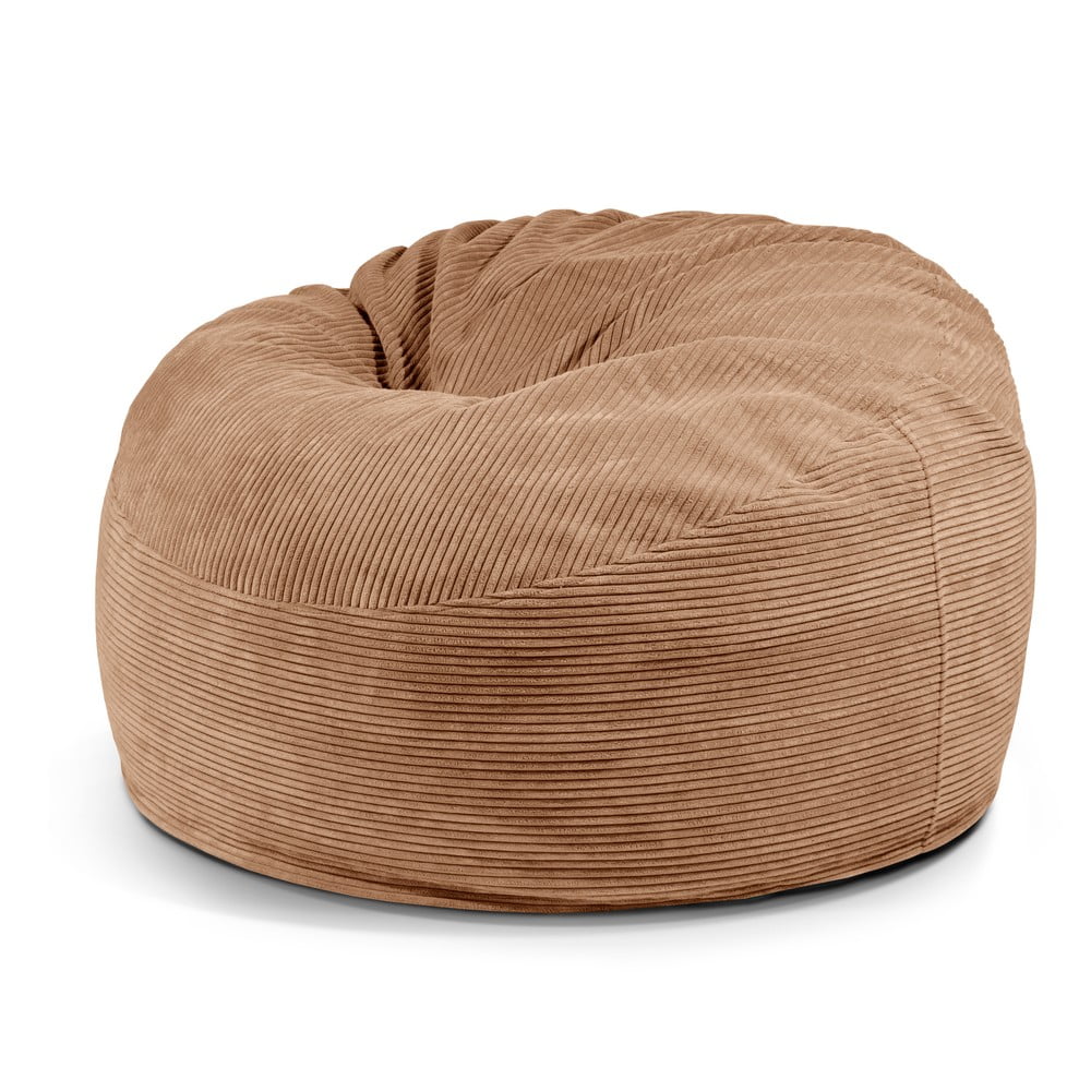 Hnedý menčestrový sedací vak Om 110 – SLOWDOWN