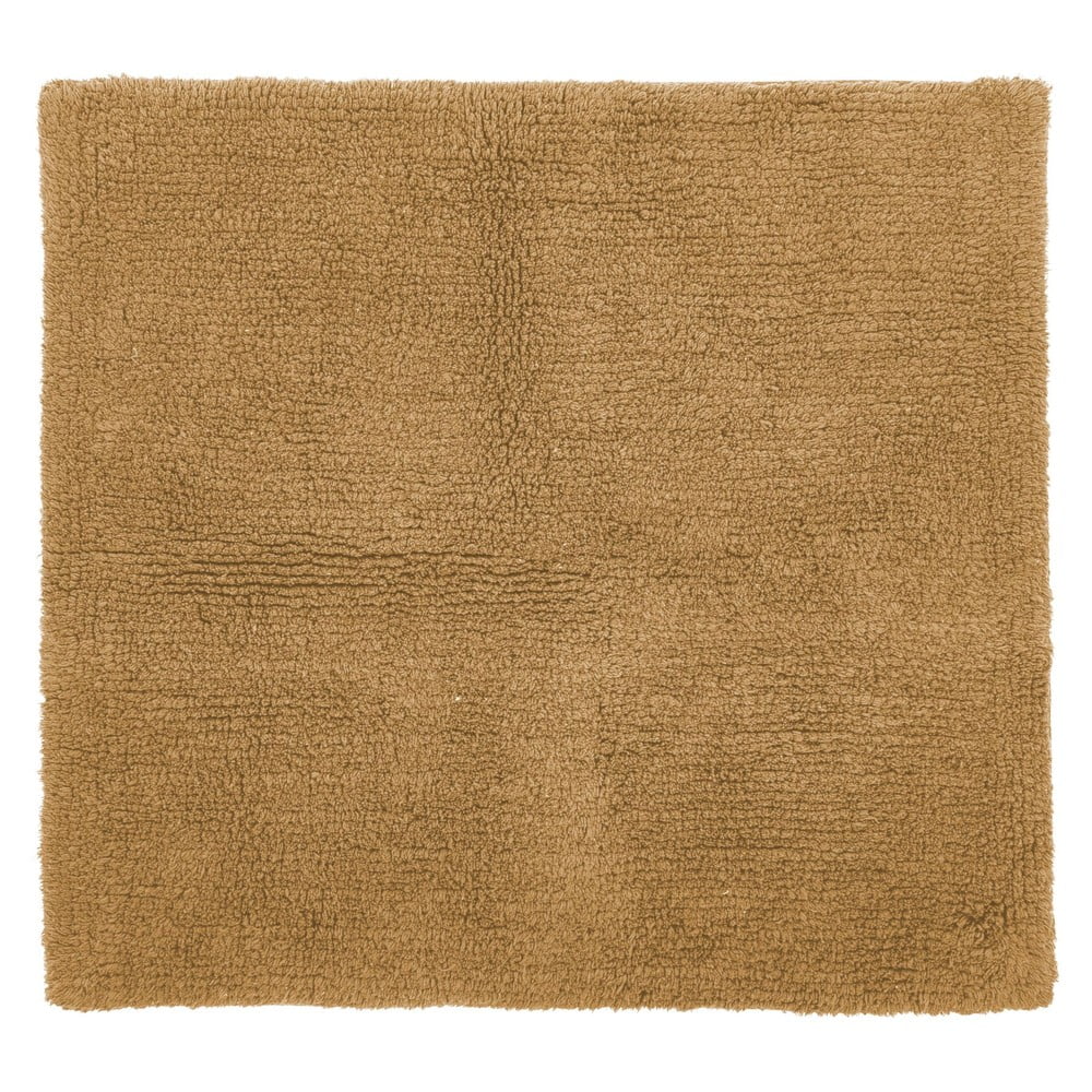 Koňakovohnedá kúpeľňová predložka 60x60 cm Riva - Tiseco Home Studio