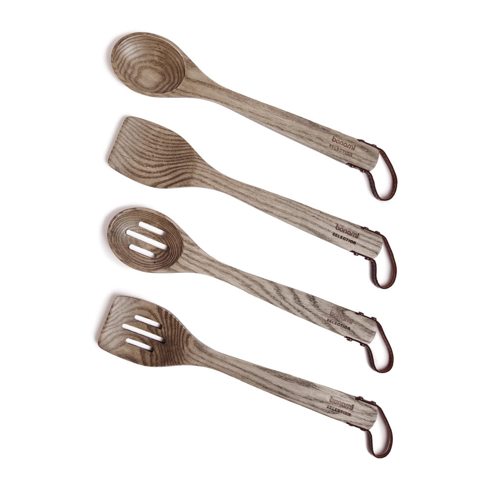 Drevená súprava kuchynského náčinia 4 ks – Bonami Selection