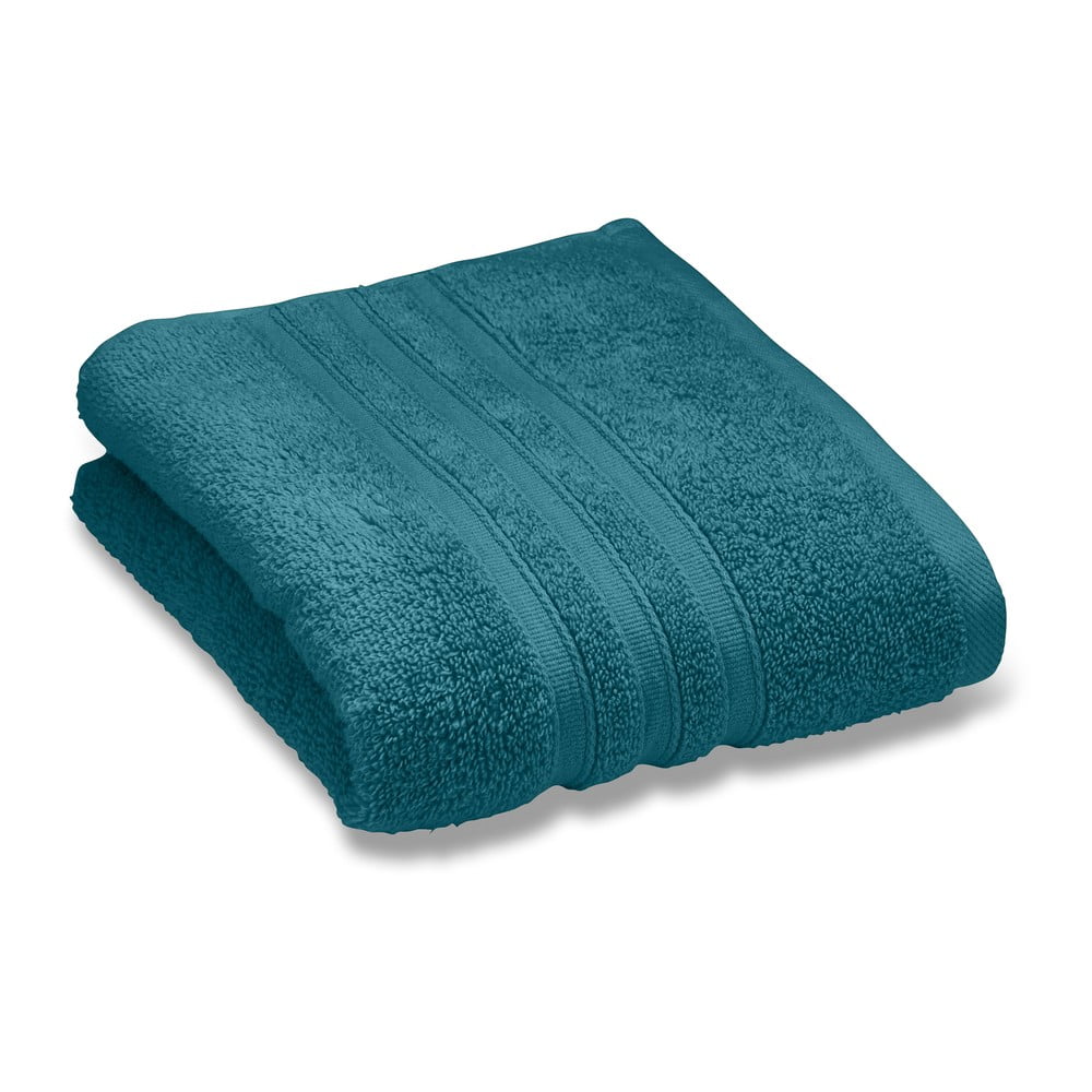 Zelenomodrá froté bavlnená osuška 90x140 cm Zero Twist – Catherine Lansfield