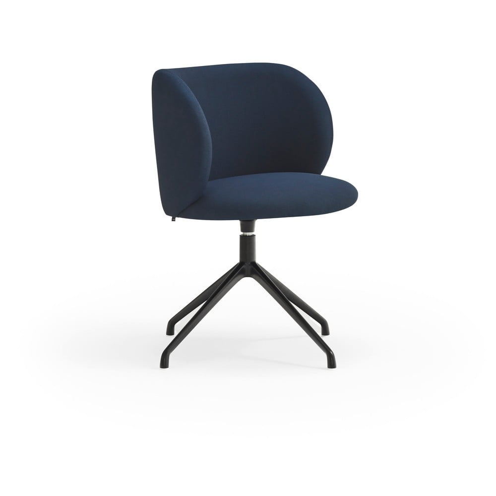 Tmavomodré čalúnené jedálenské kreslo Mogi – Teulat