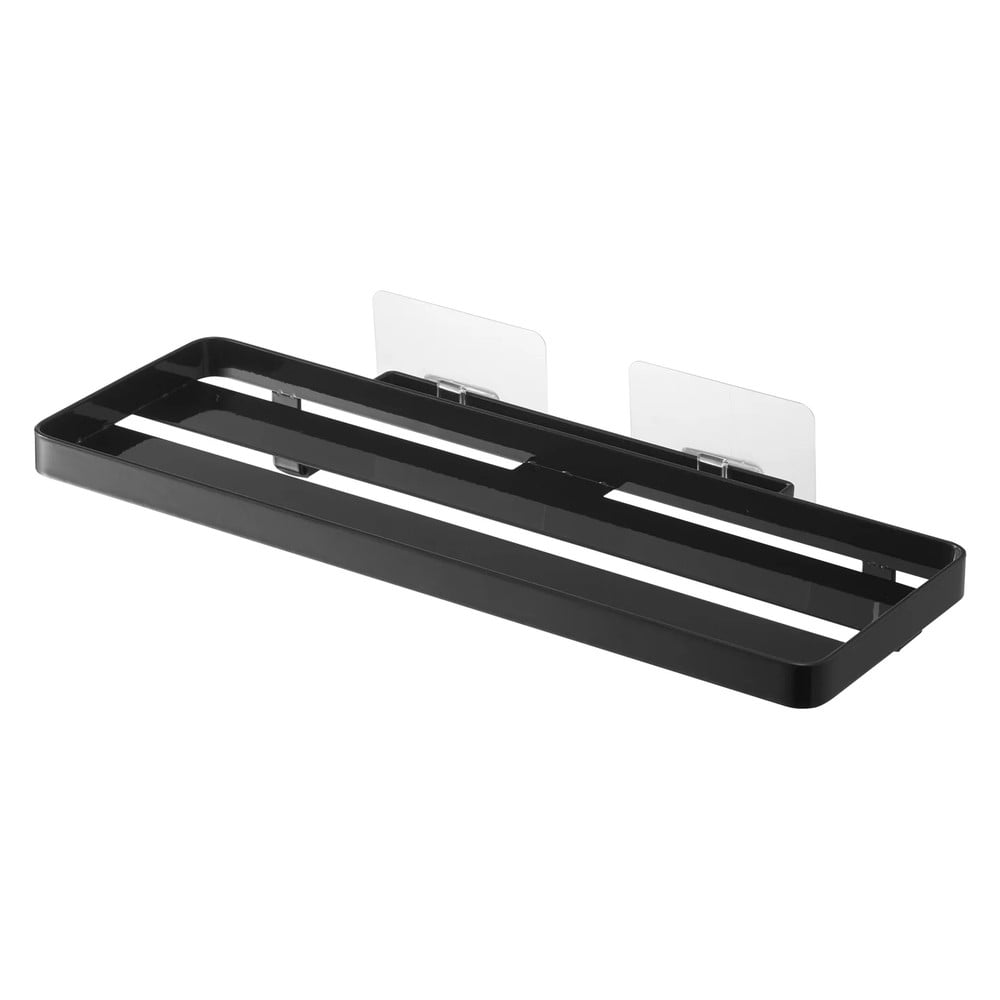 Matne čierna oceľová kúpeľňová polička bez vŕtania Film Hook – YAMAZAKI