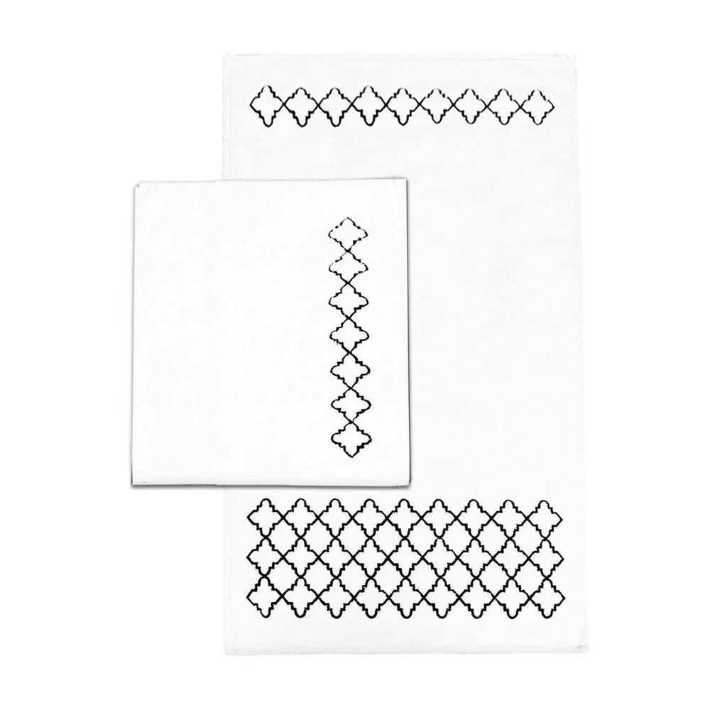 Krémové kúpeľňové predložky v súprave 2 ks 60x100 cm Luxury – Foutastic