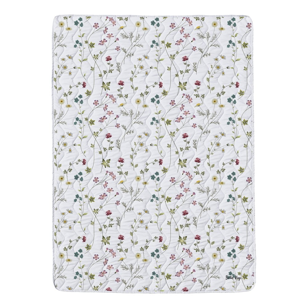 Prešívaná deka a obliečka na vankúš v súprave z bavlneného saténu 140x200 cm – Butter Kings