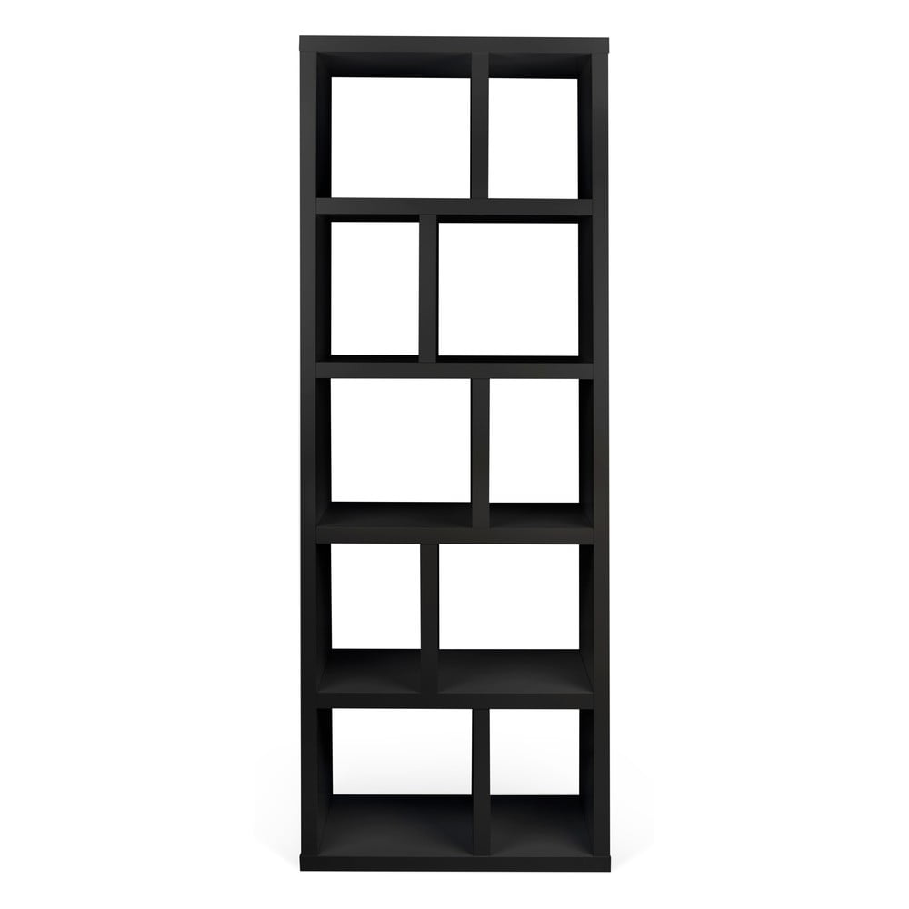 Čierna knižnica 70x198 cm Berlin – TemaHome