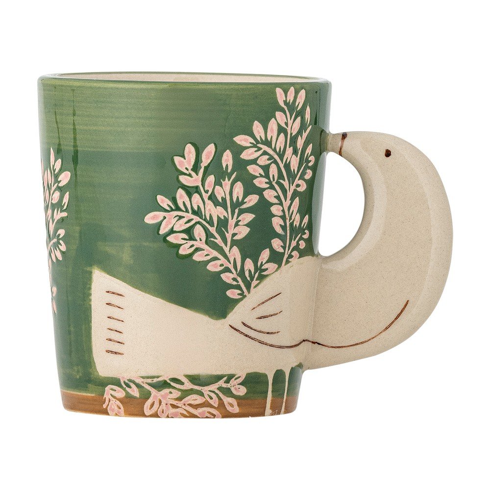 Zelený keramický hrnček na cappuccino 260 ml Hezha – Bloomingville