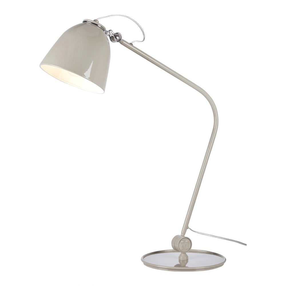 Sivobéžová stolová lampa s kovovým tienidlom (výška 47 cm) Tilt – Markslöjd