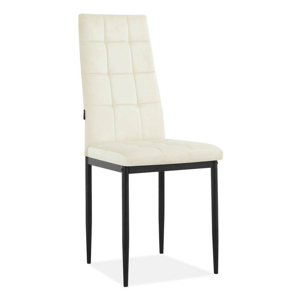 Krémové zamatové jedálenské stoličky v súprave 2 ks Becca – Støraa