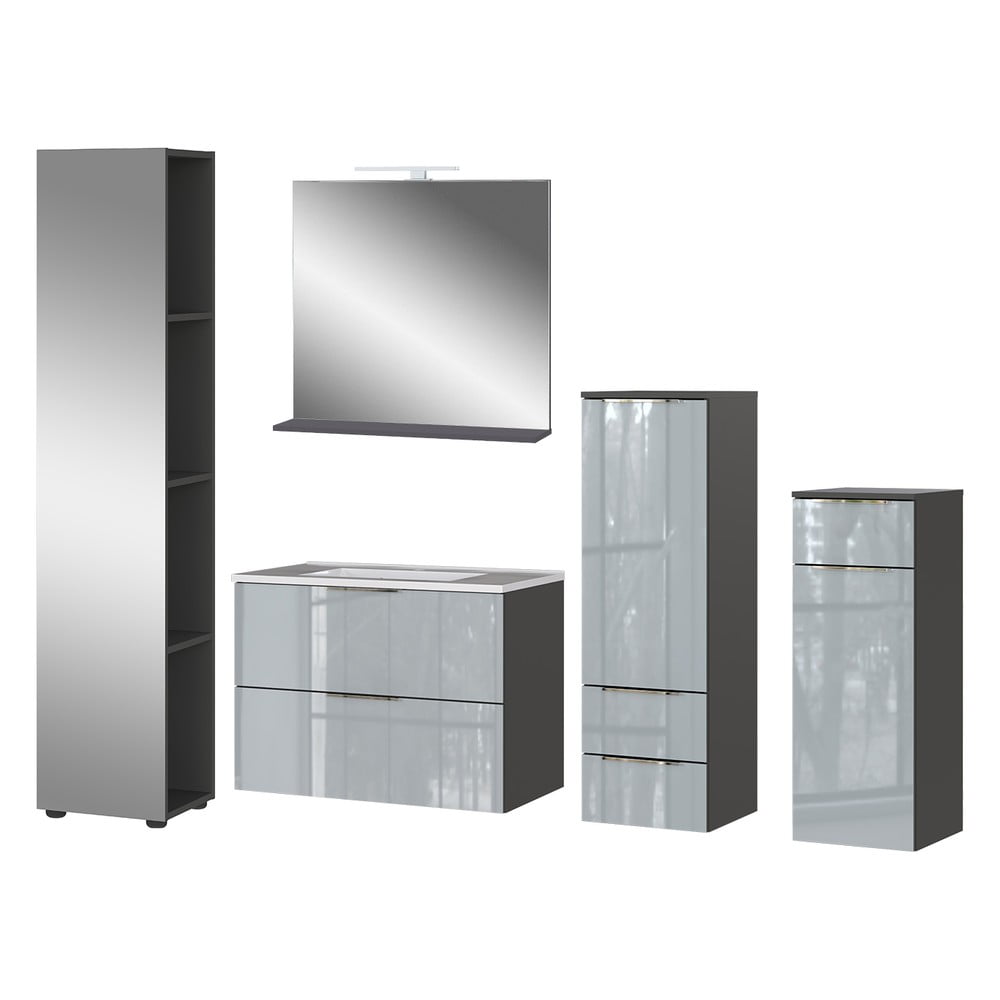 Sivá kúpeľňová zostava Vasio – Germania