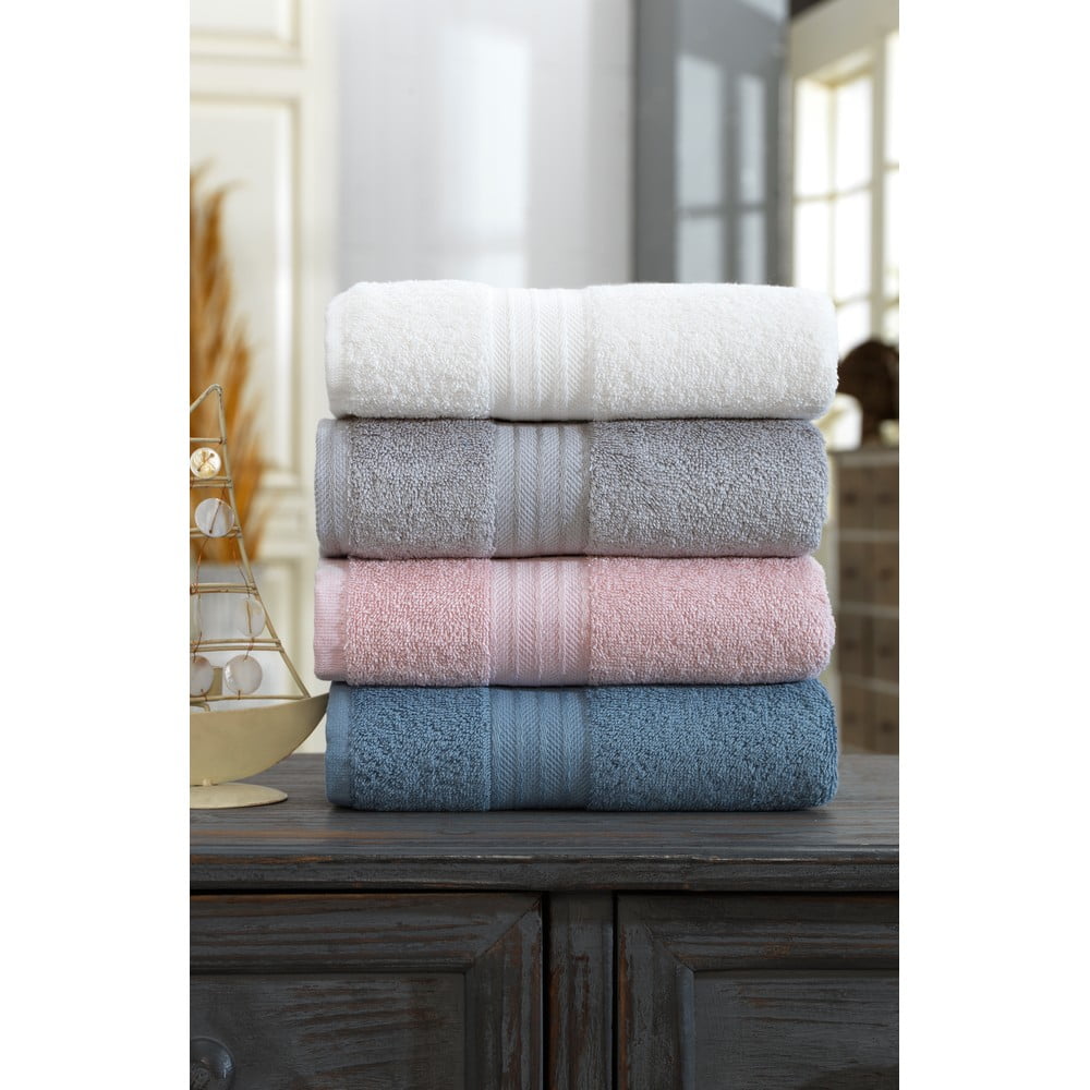 Bavlnené uteráky v súprave 4 ks 50x90 cm – Mila Home