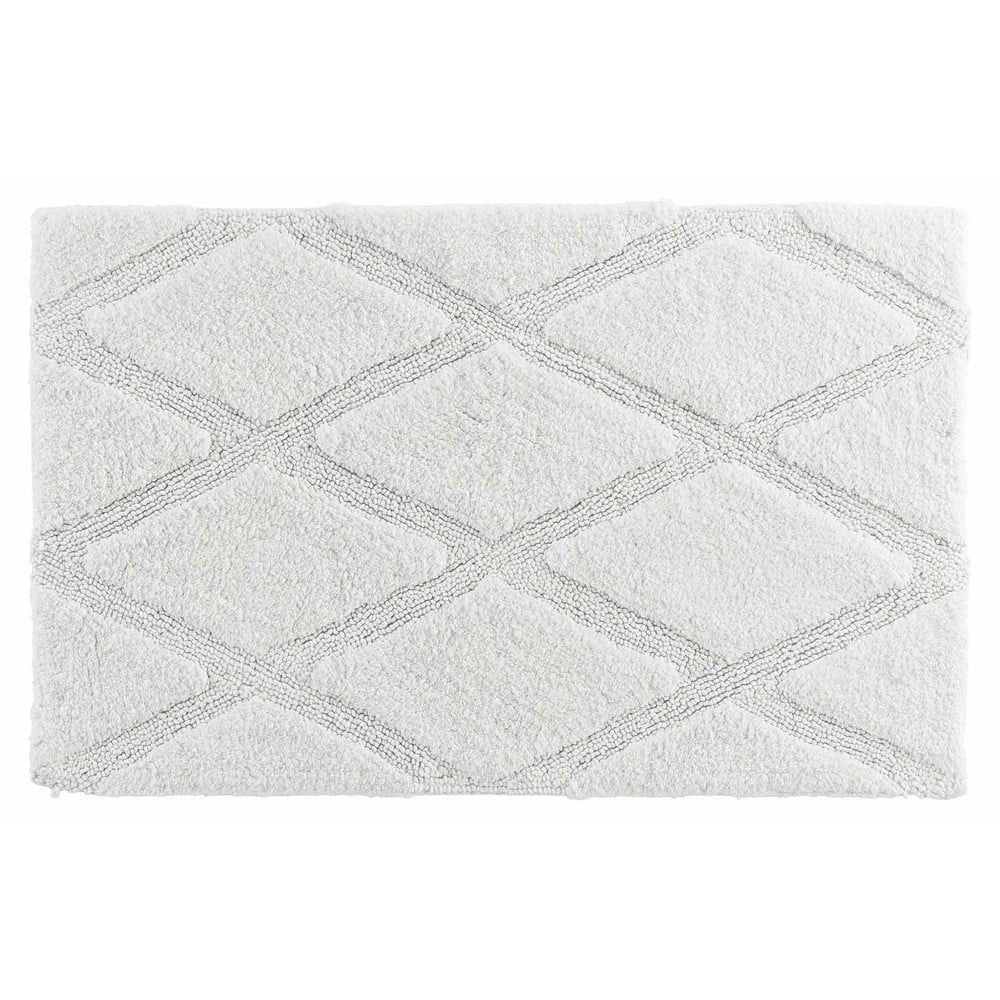 Biela kúpeľňová predložka 50x80 cm Thais – douceur d'intérieur