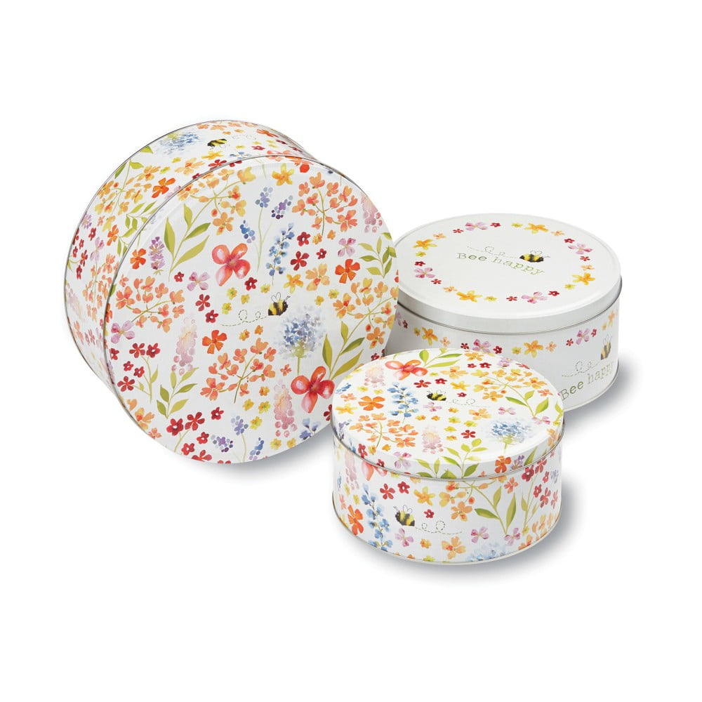 Oceľové dózy v súprave 3 ks na sušienky – Cooksmart ®