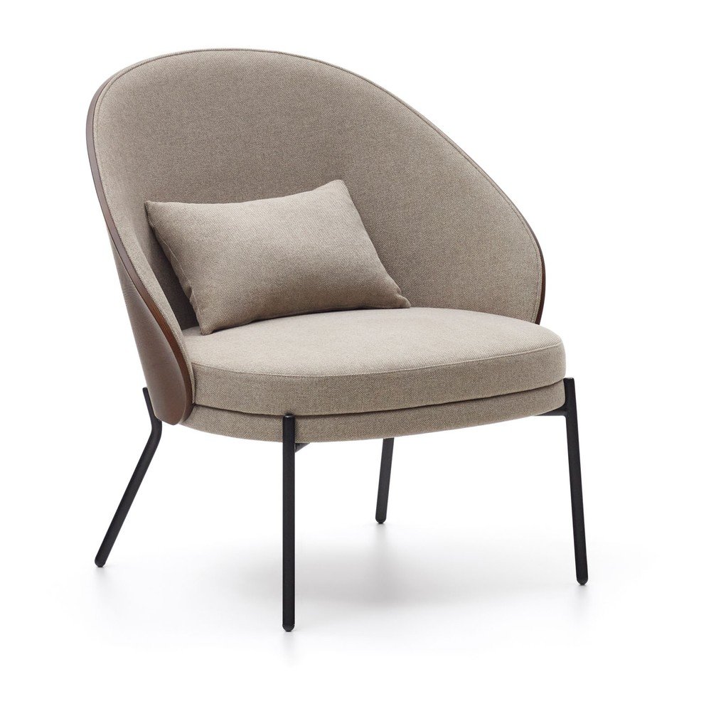 Svetlohnedé kreslo Eamy – Kave Home