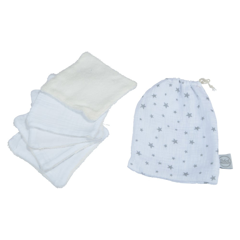 Mušelínové žinky v súprave 5 ks – Bébé Douceur