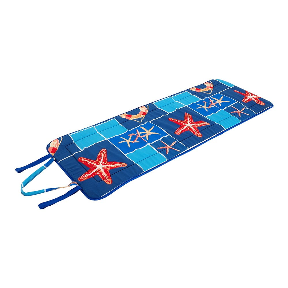 Modrý záhradný sedák na ležadlo 52x148 cm Sea Lighthouse – B.E.S.