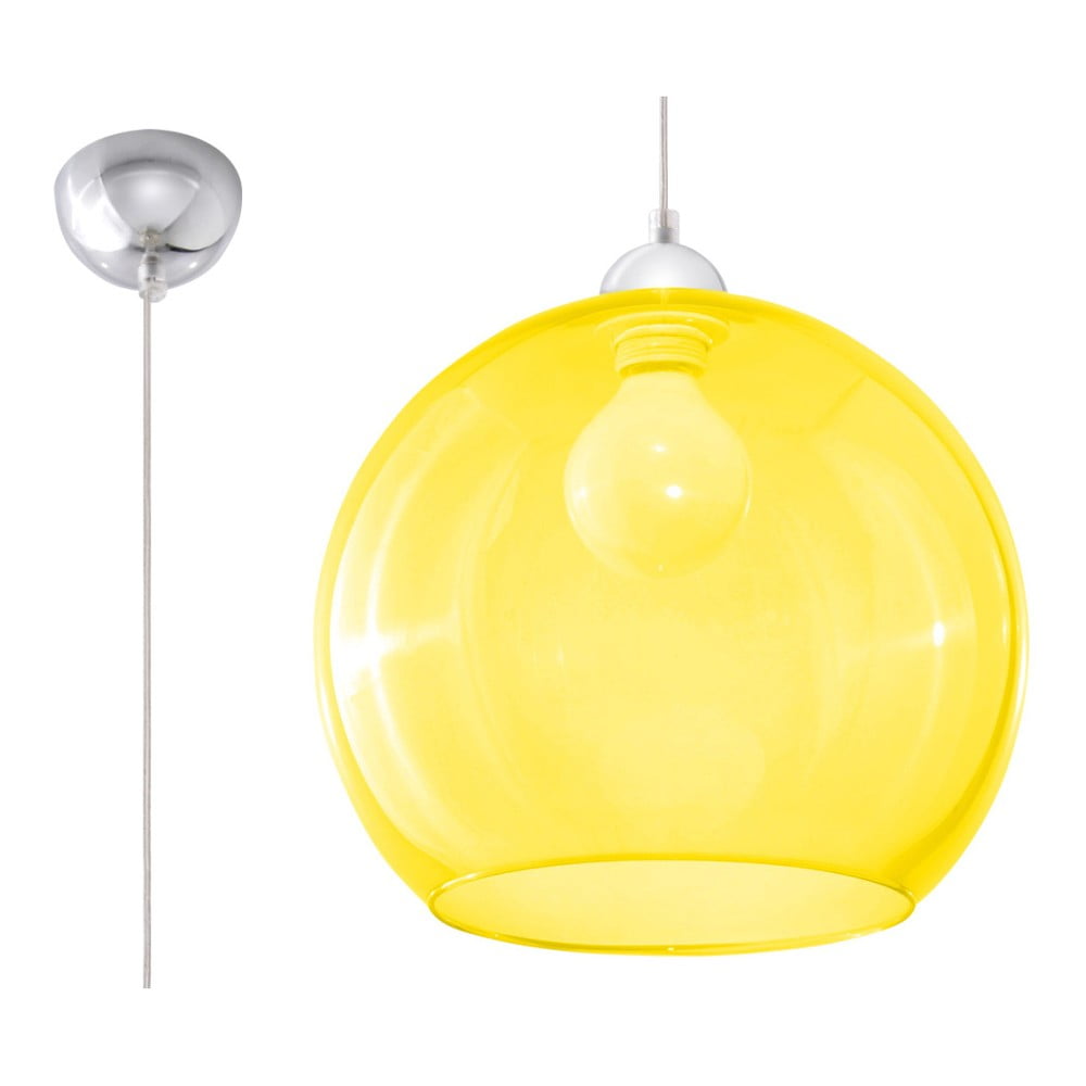 Žlté stropné svietidlo Sollux Bilbao
