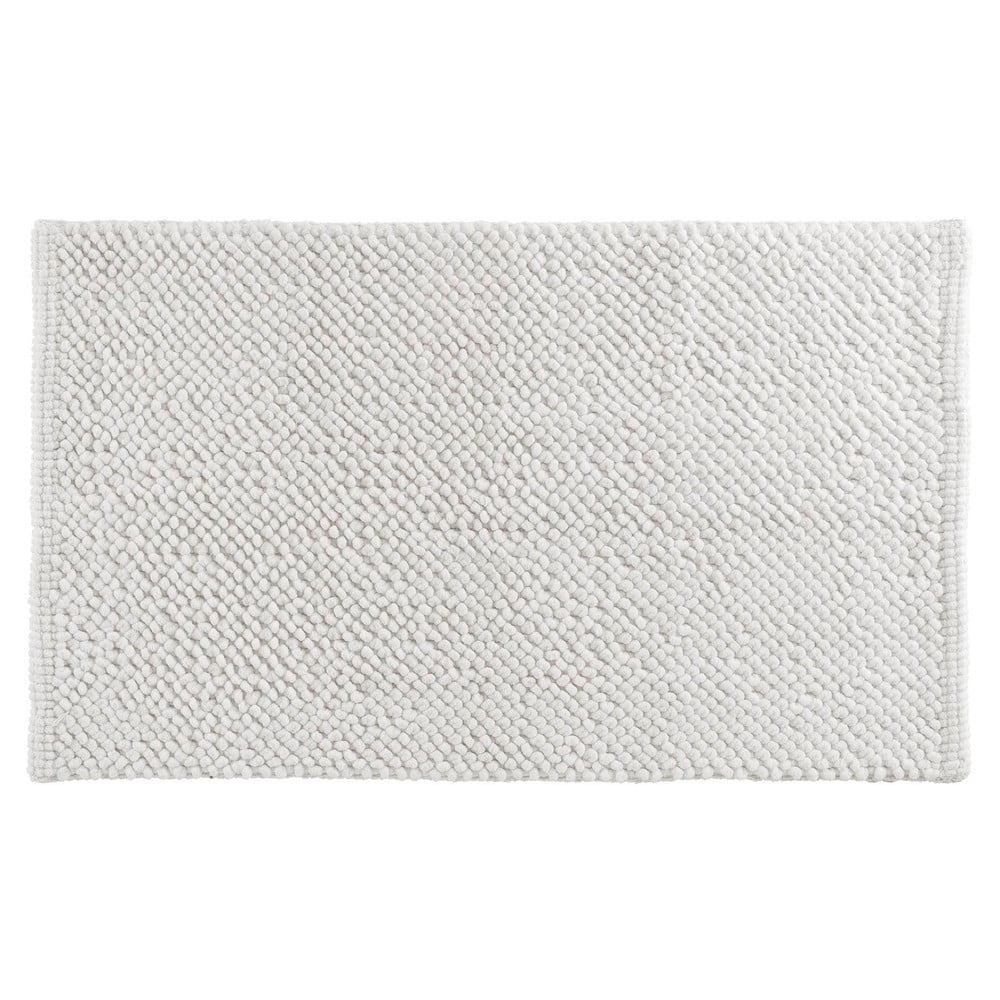Biela kúpeľňová predložka 50x80 cm Yanis – douceur d'intérieur