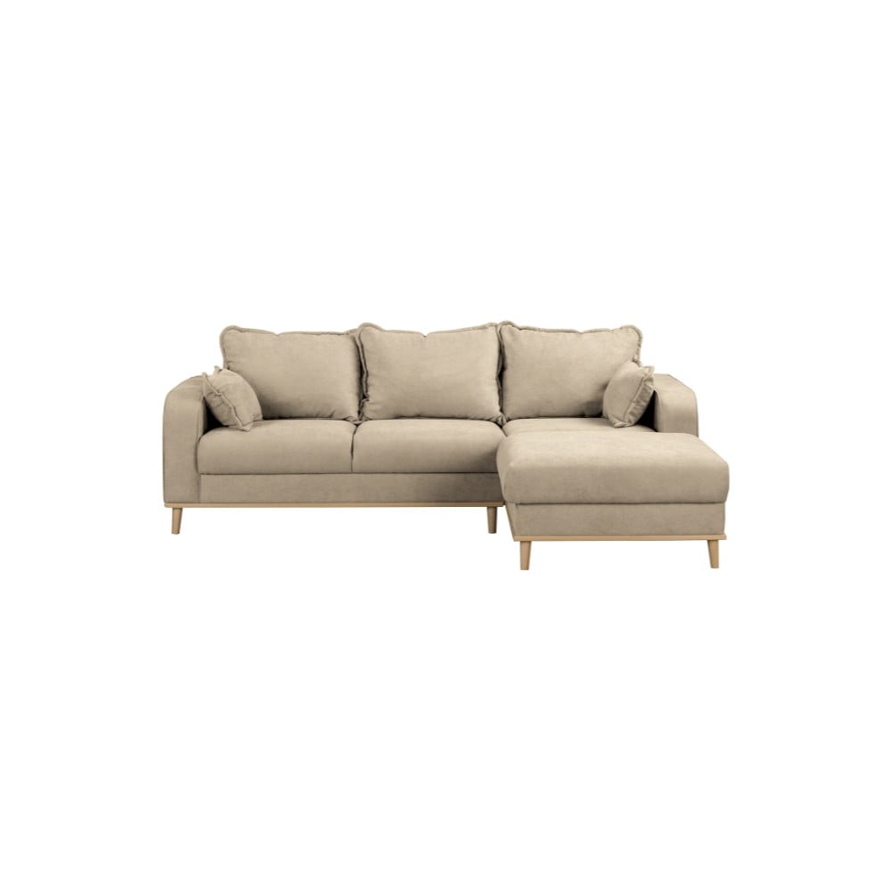 Béžová rohová pohovka (pravý roh) Beata - Ropez