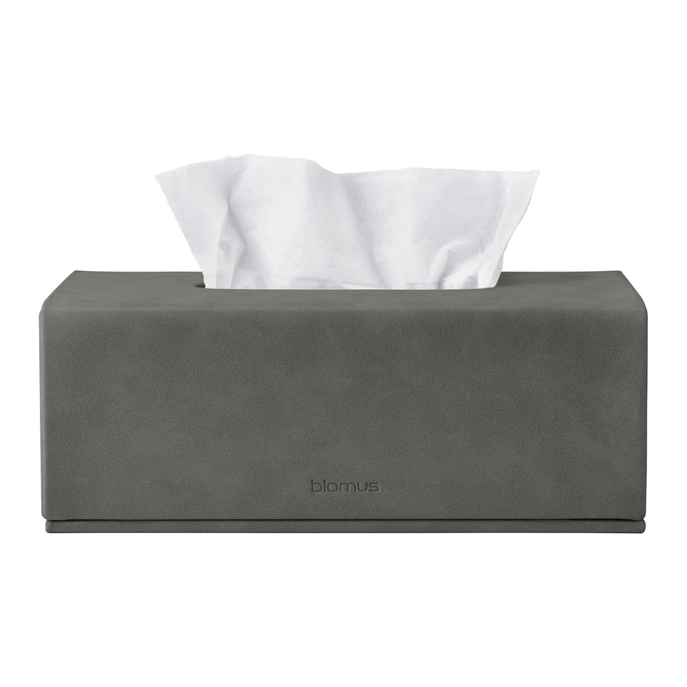 Box na vreckovky z umelej kože Sahla – Blomus