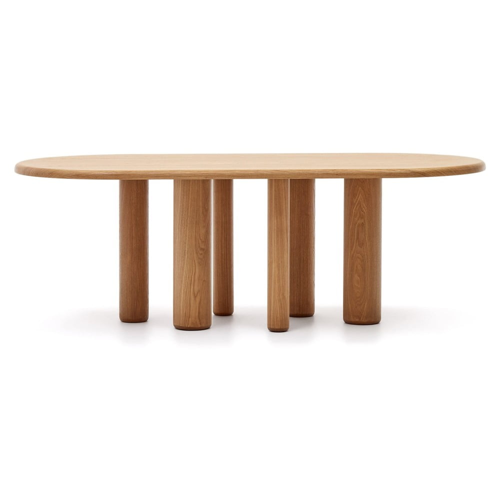 Jedálenský stôl v dekore jaseňa 105x220 cm Mailen – Kave Home