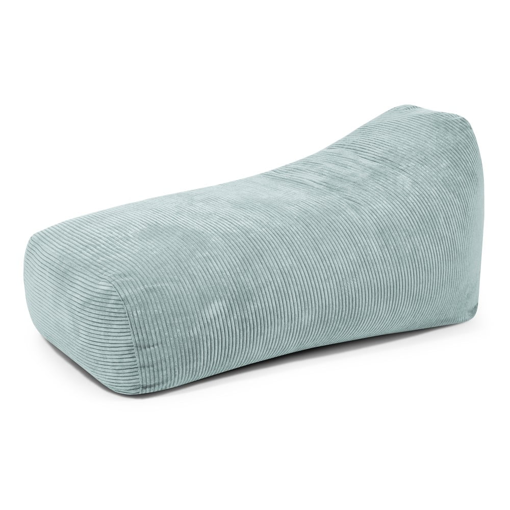 Menčestrový sedací vak v mentolovej farbe Snug Long 140 – SLOWDOWN