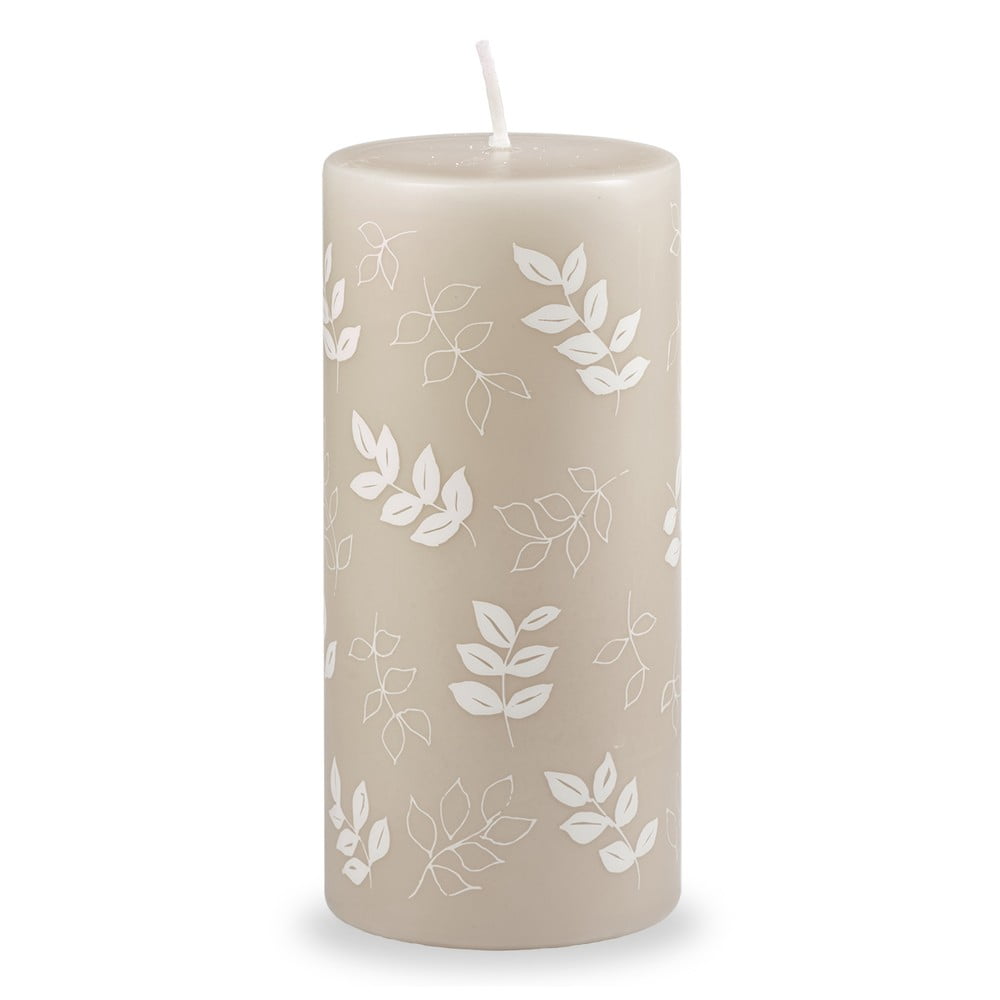 Sivobéžová sviečka Unipar Pure Beauty