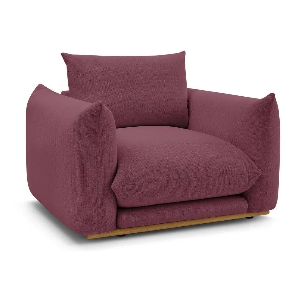 Vínovočervené kreslo Ernest – Bobochic Paris