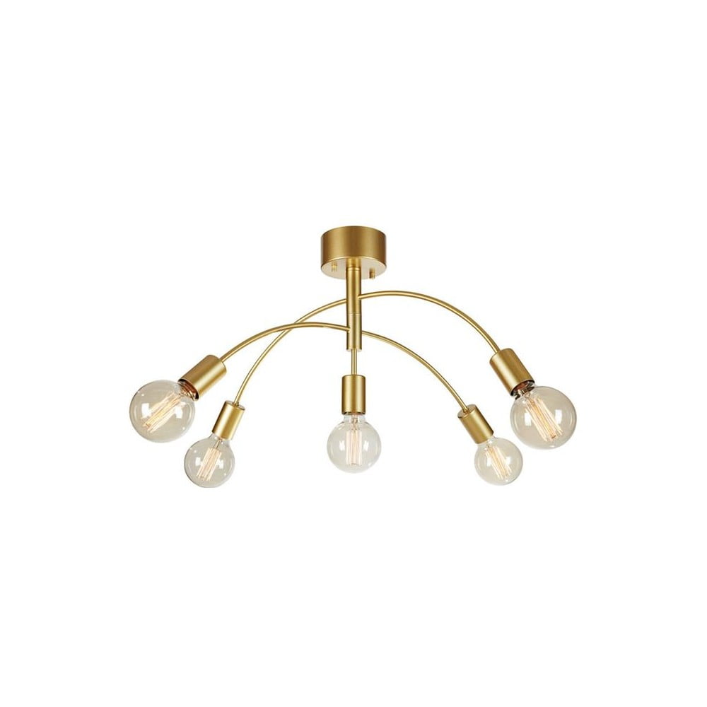 Stropné svietidlo v zlatej farbe Markslöjd Cygnus