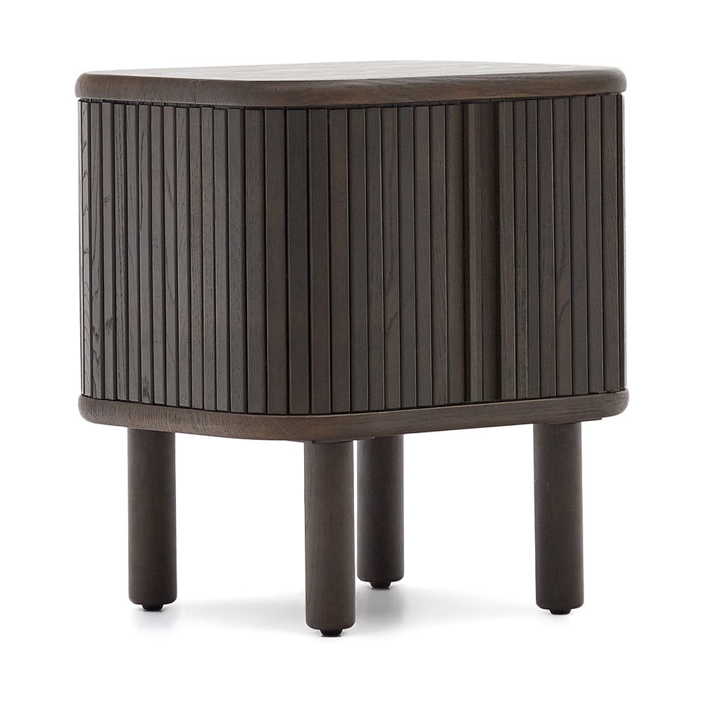 Tmavohnedý nočný stolík Mailen – Kave Home