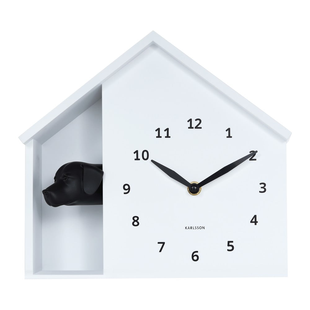 Nástenné hodiny Peeking Doggy – Karlsson