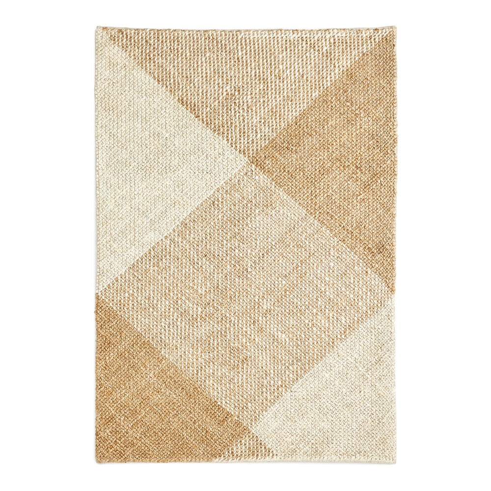 Béžovo-krémový jutový koberec 160x230 cm Maelan – Kave Home