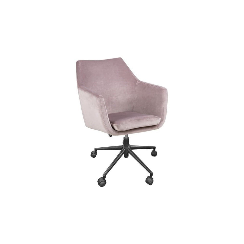 Ružová kancelárska stolička Actona Nora