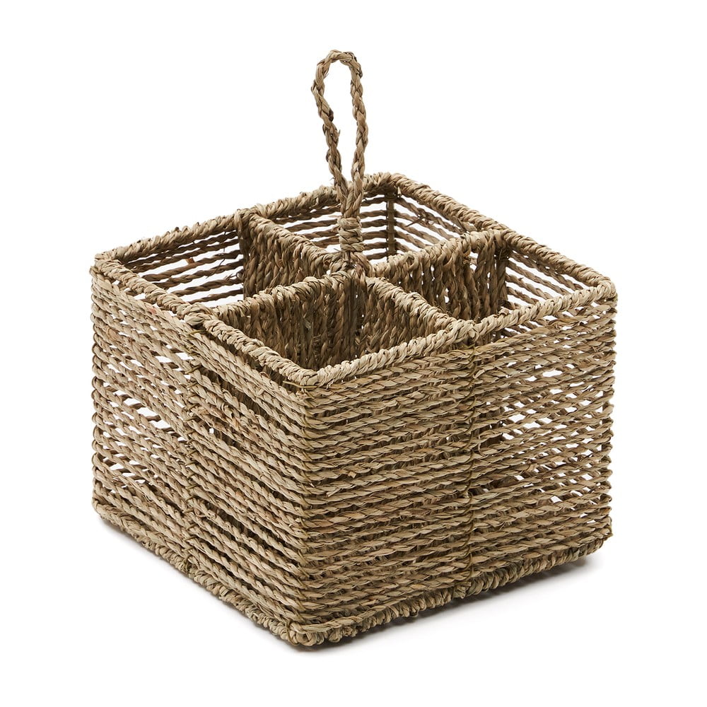 Stojan na kuchynské náčinie z morskej trávy Tossa – Kave Home