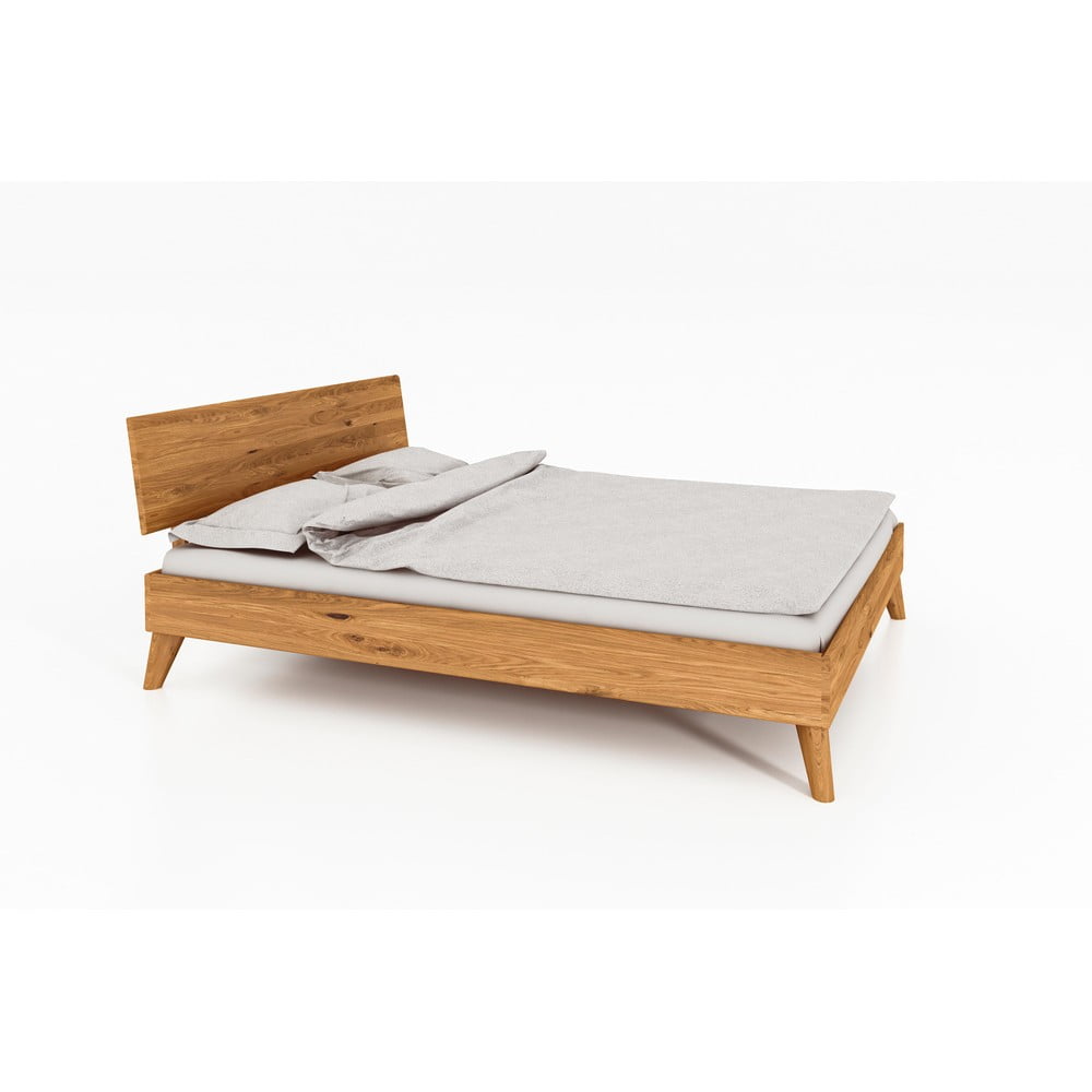 Dvojlôžková posteľ z dubového dreva 140x200 cm Greg 1 - The Beds