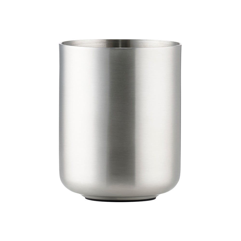 Téglik na zubné kefky z nehrdzavejúcej ocele v matne striebornej farbe Ume – Zone