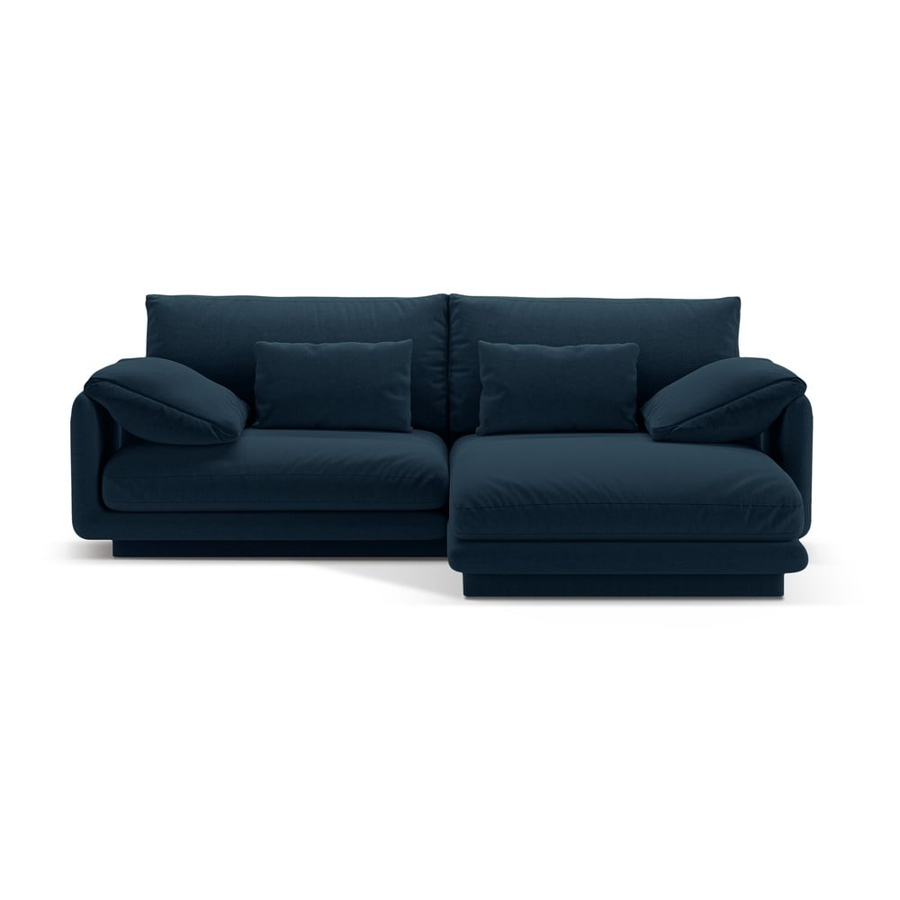 Tmavomodrá rohová pohovka (pravý roh) Torino – Micadoni Home